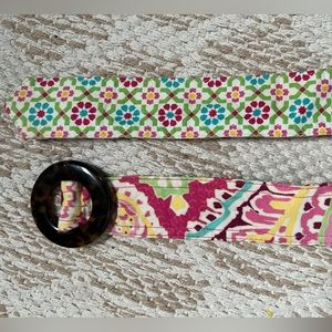 Vera Bradley Retired Capri Melon Reversible Belt